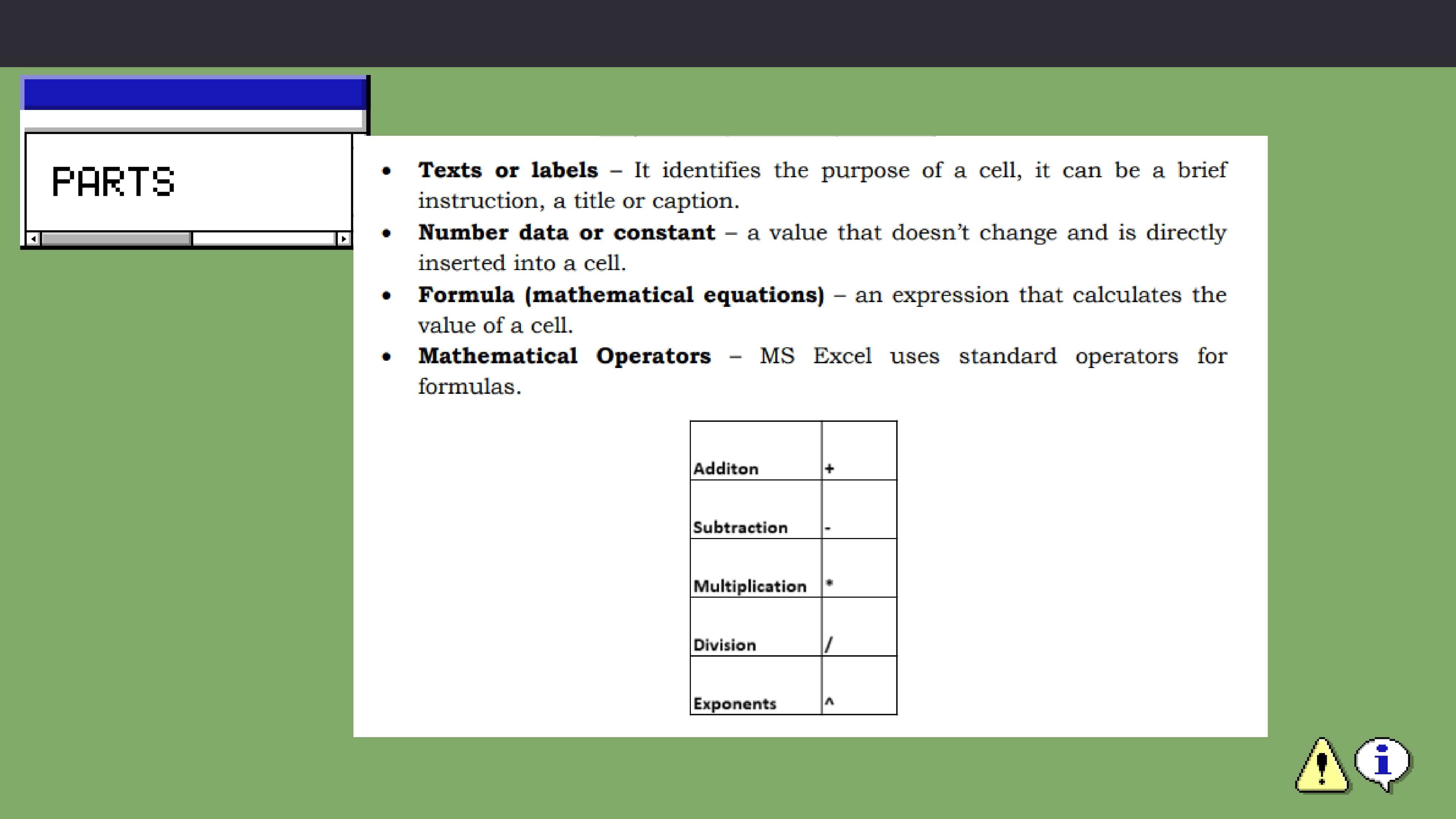 Lesson 2 - Additional 8